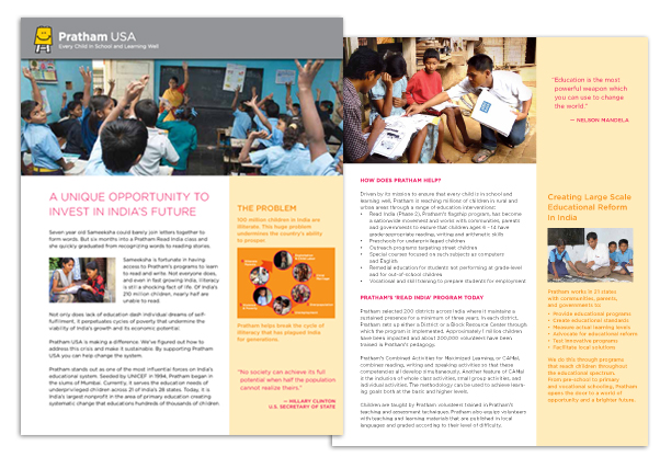 Pratham Case for Support